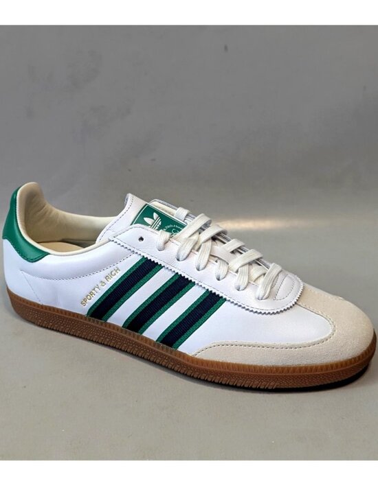 adidas Other - adidas Sporty & Rich AS 250 Mens 11.5 White Green JQ1353